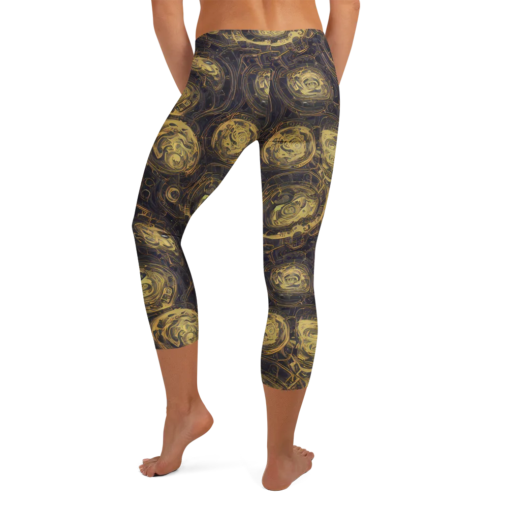 Astral Crucible on Capri Leggings — Back