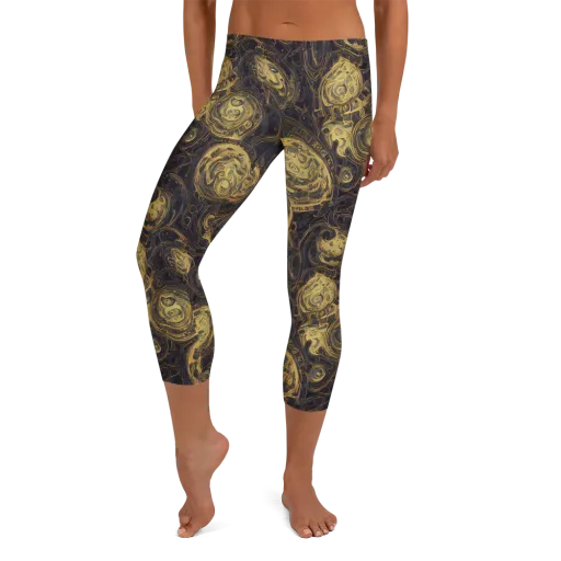 Astral Crucible on a Capri Leggings