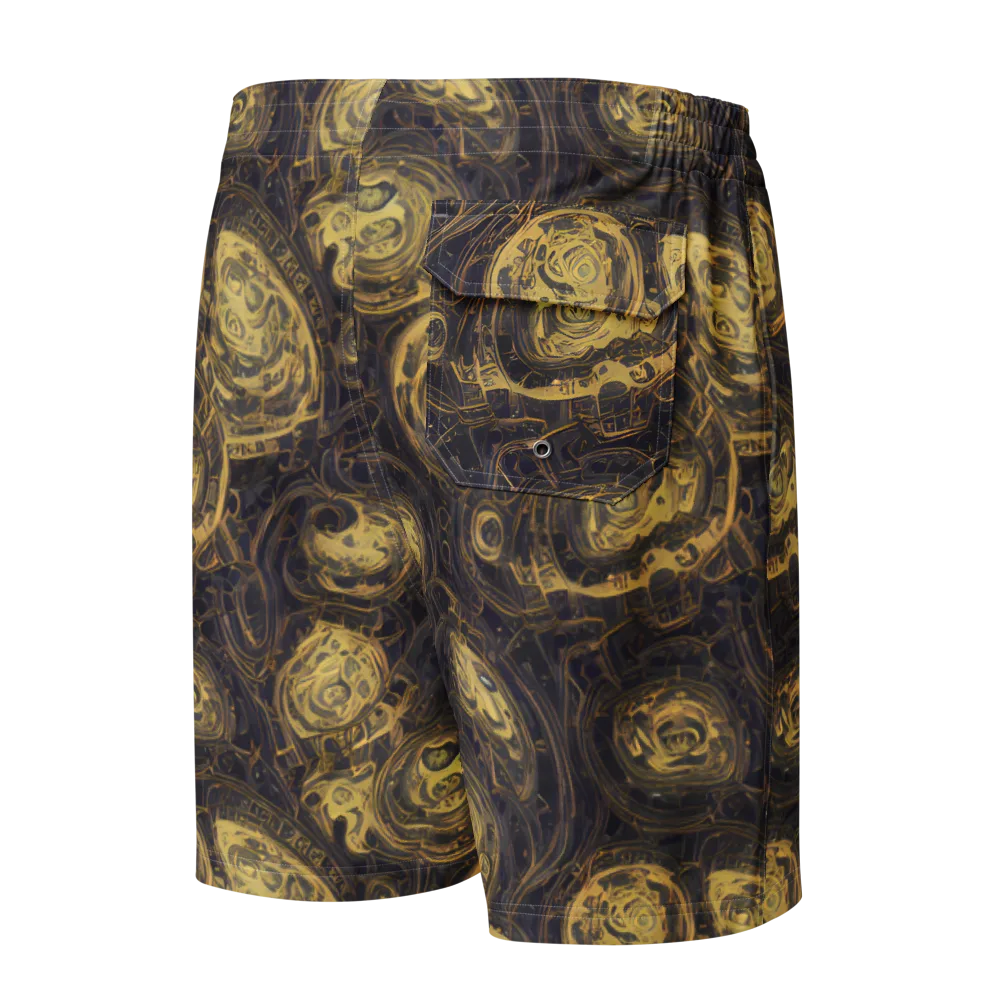 Astral Crucible on Men's Board Shorts — Back