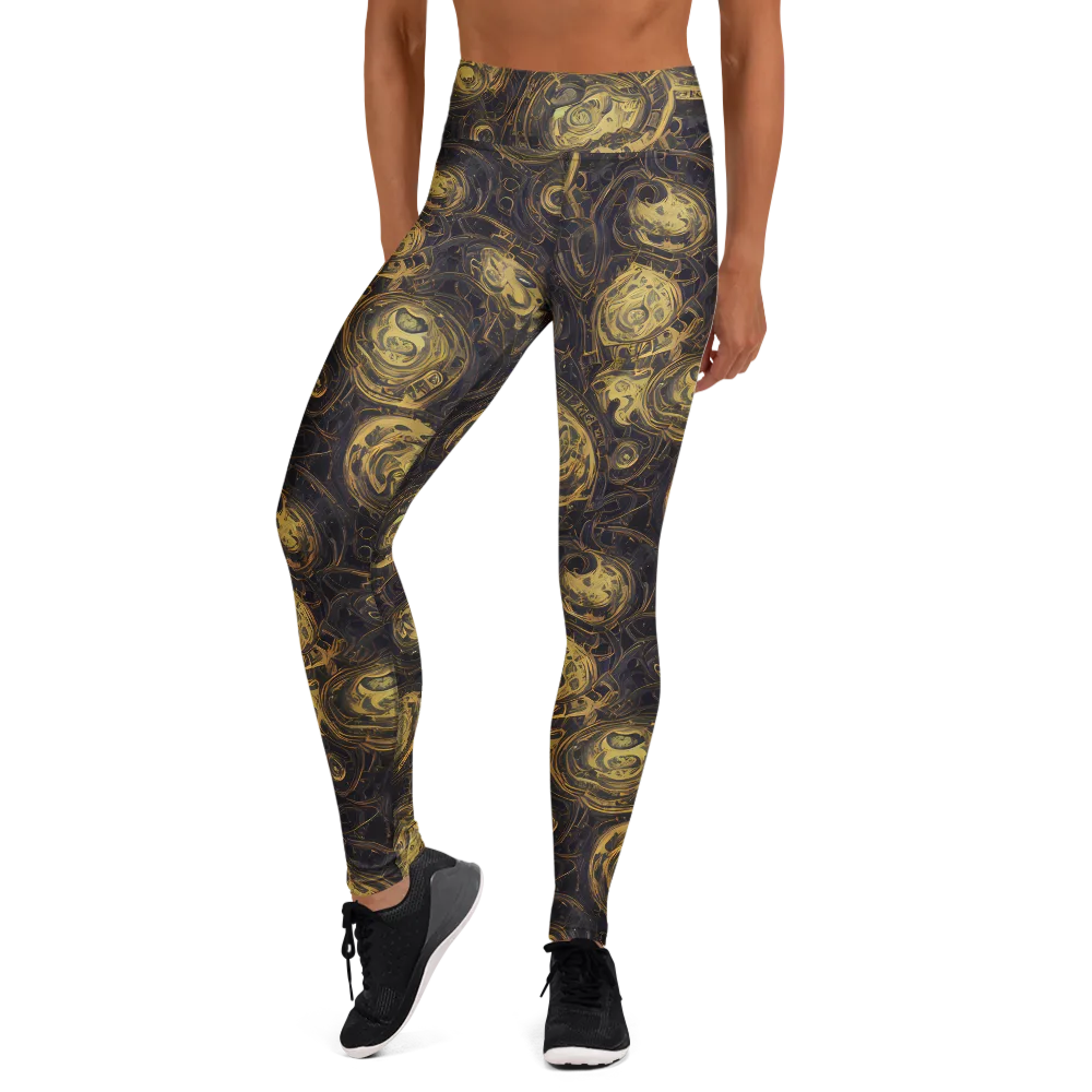 Astral Crucible on Yoga Leggings — Front