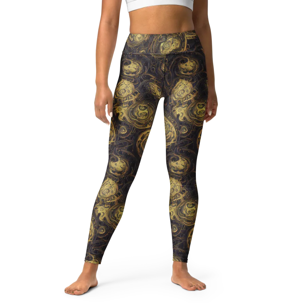 Astral Crucible on Yoga Leggings — Front