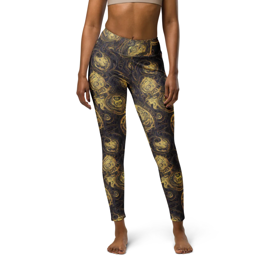 Astral Crucible on Yoga Leggings — Front