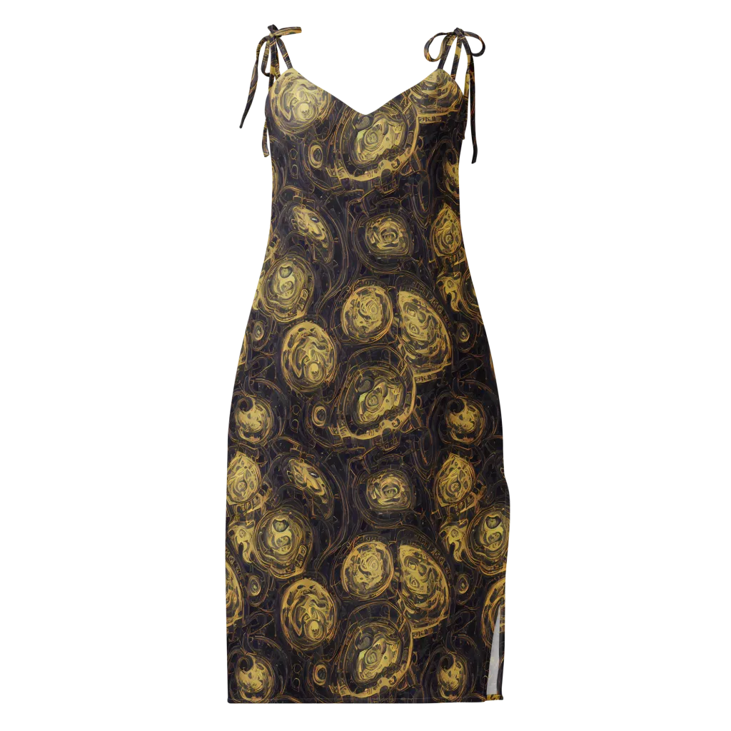 Astral Crucible on Slip Dress — Front