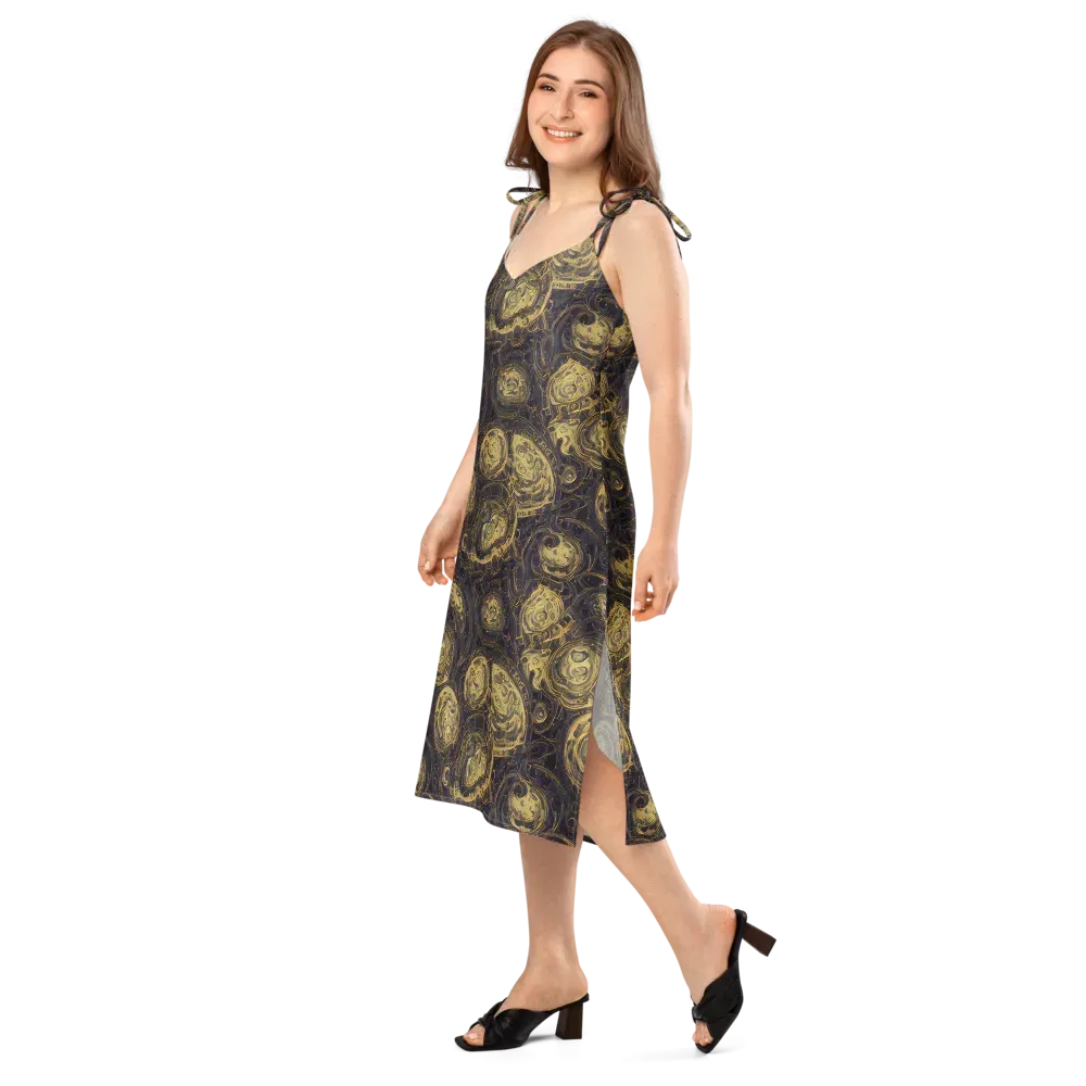 Astral Crucible on Slip Dress — Left Front