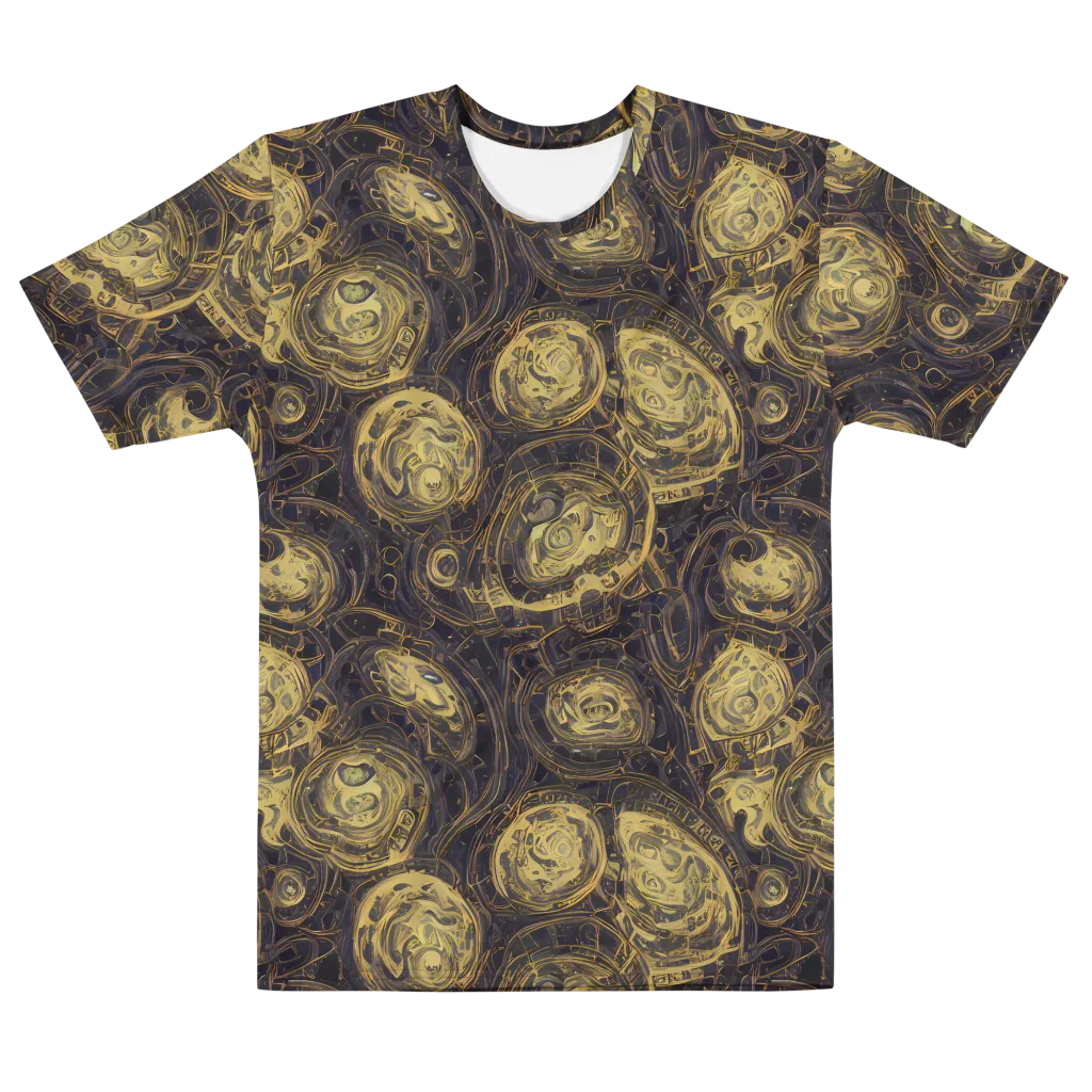 Astral Crucible on Men's Cotton Crew Neck T-Shirt — Front