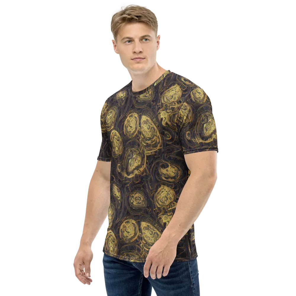 Astral Crucible on Men's Crew Neck T-Shirt — Left