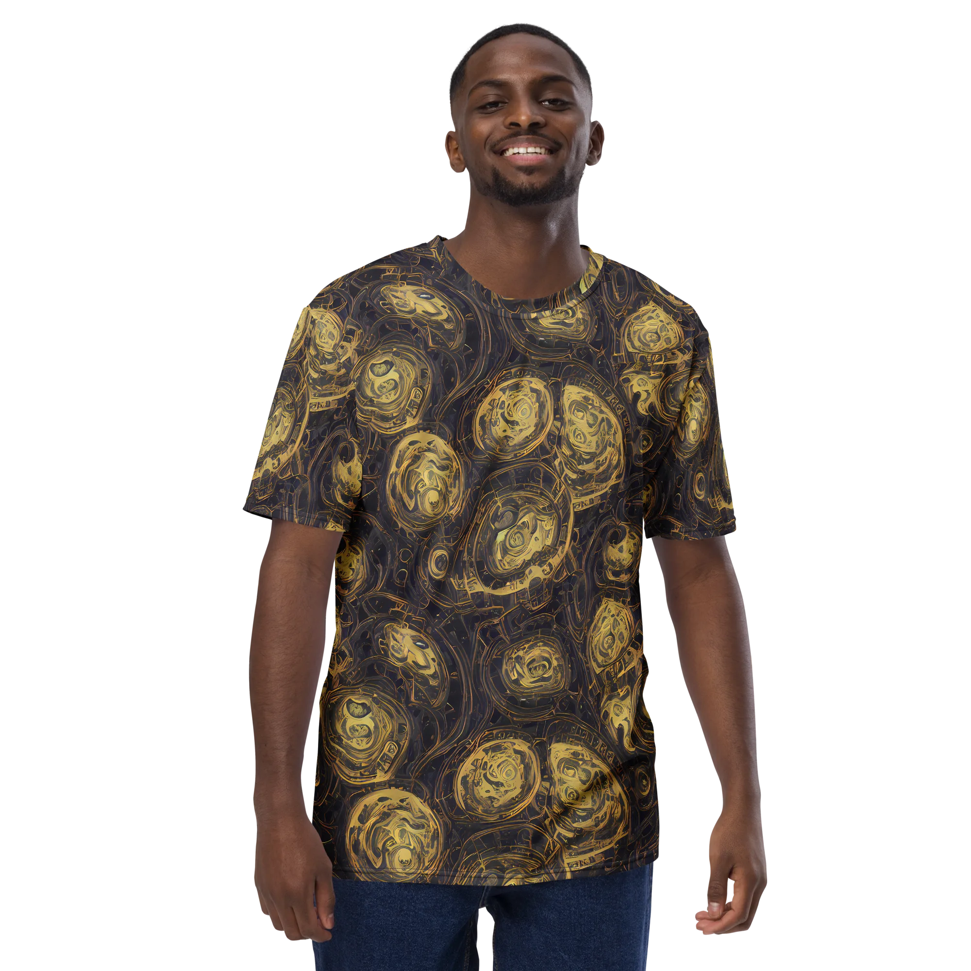 Astral Crucible on Men's Crew Neck T-Shirt — Front