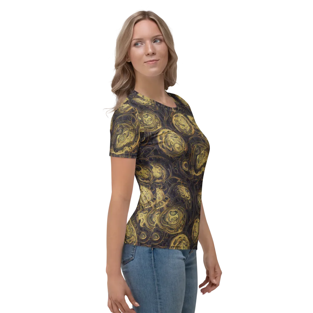 Astral Crucible on Women's Crew Neck T-Shirt — Right