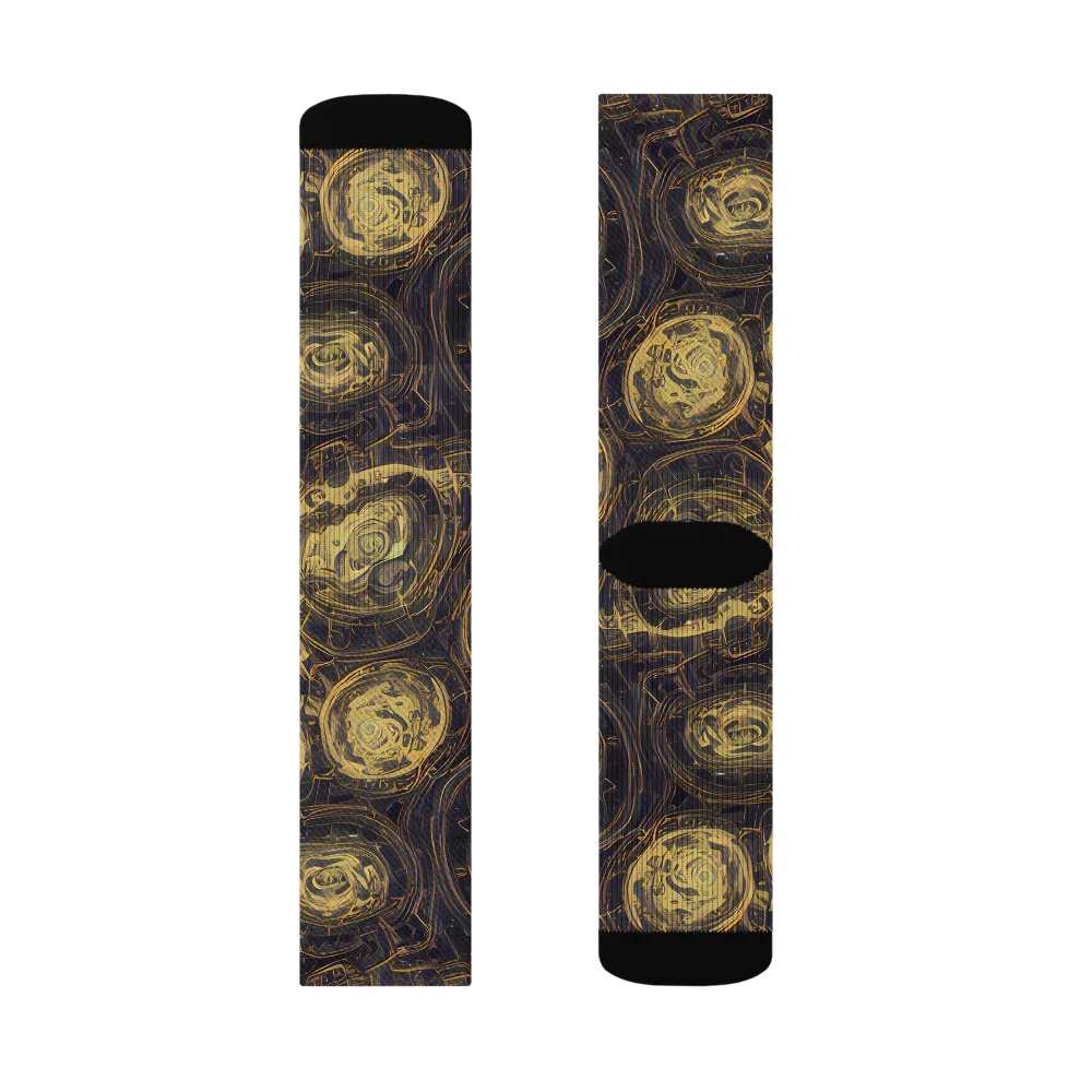 Astral Crucible on Socks — Left Sock
