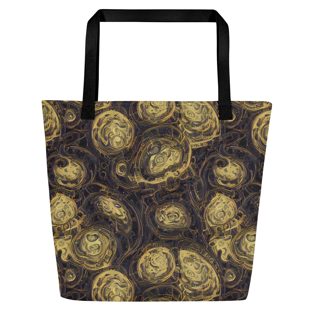 Astral Crucible on Large Tote Bag W/ Pocket — Front