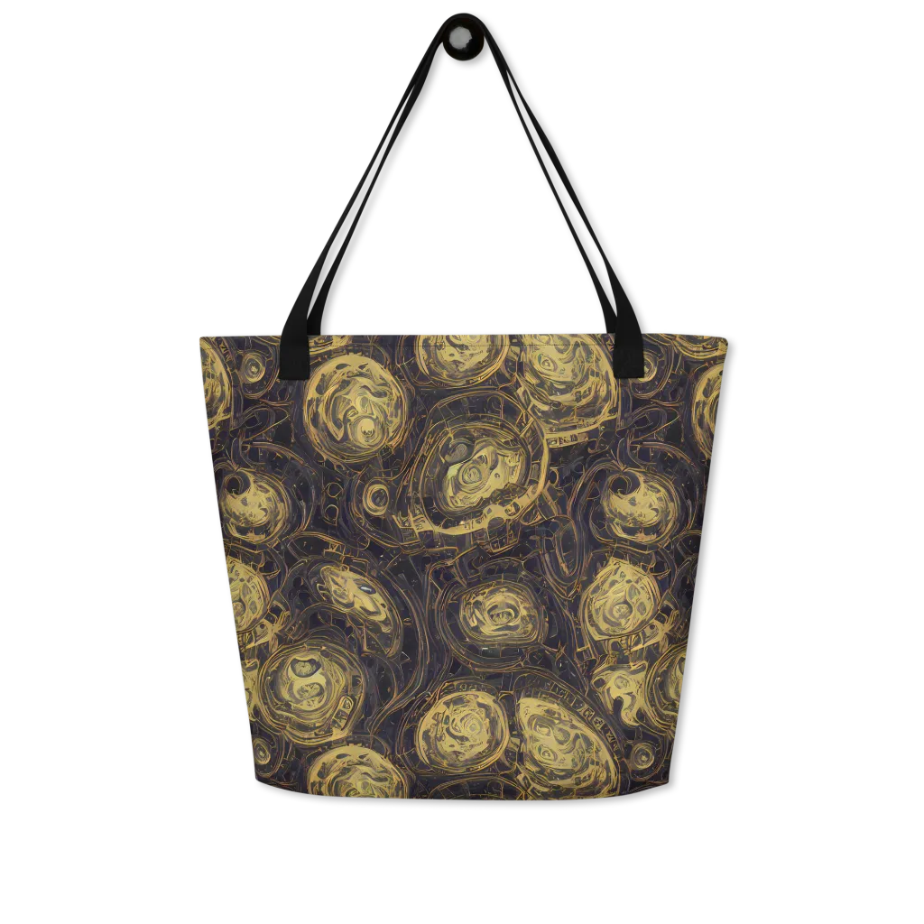 Astral Crucible on Large Tote Bag W/ Pocket — Front