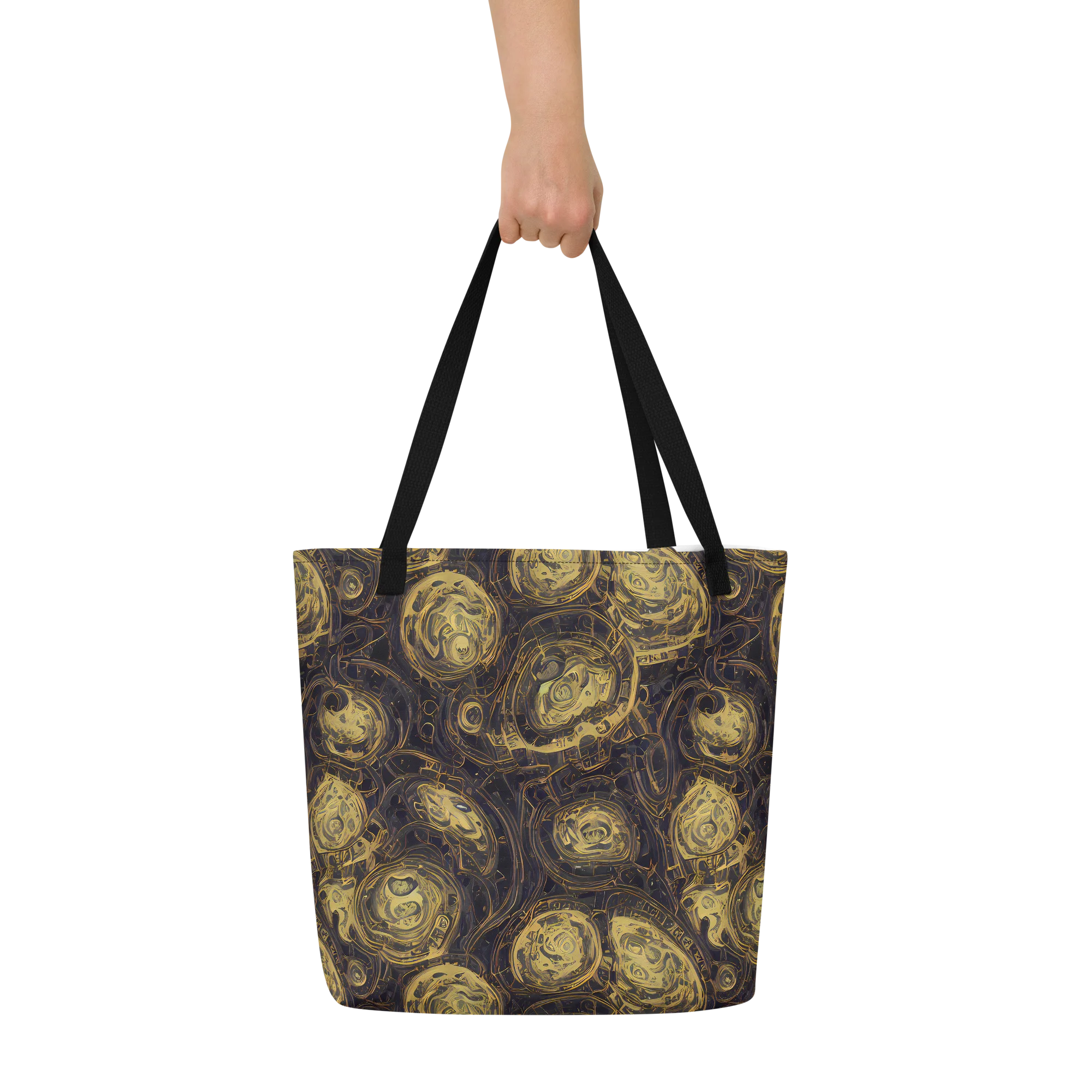 Astral Crucible on Large Tote Bag W/ Pocket — Front