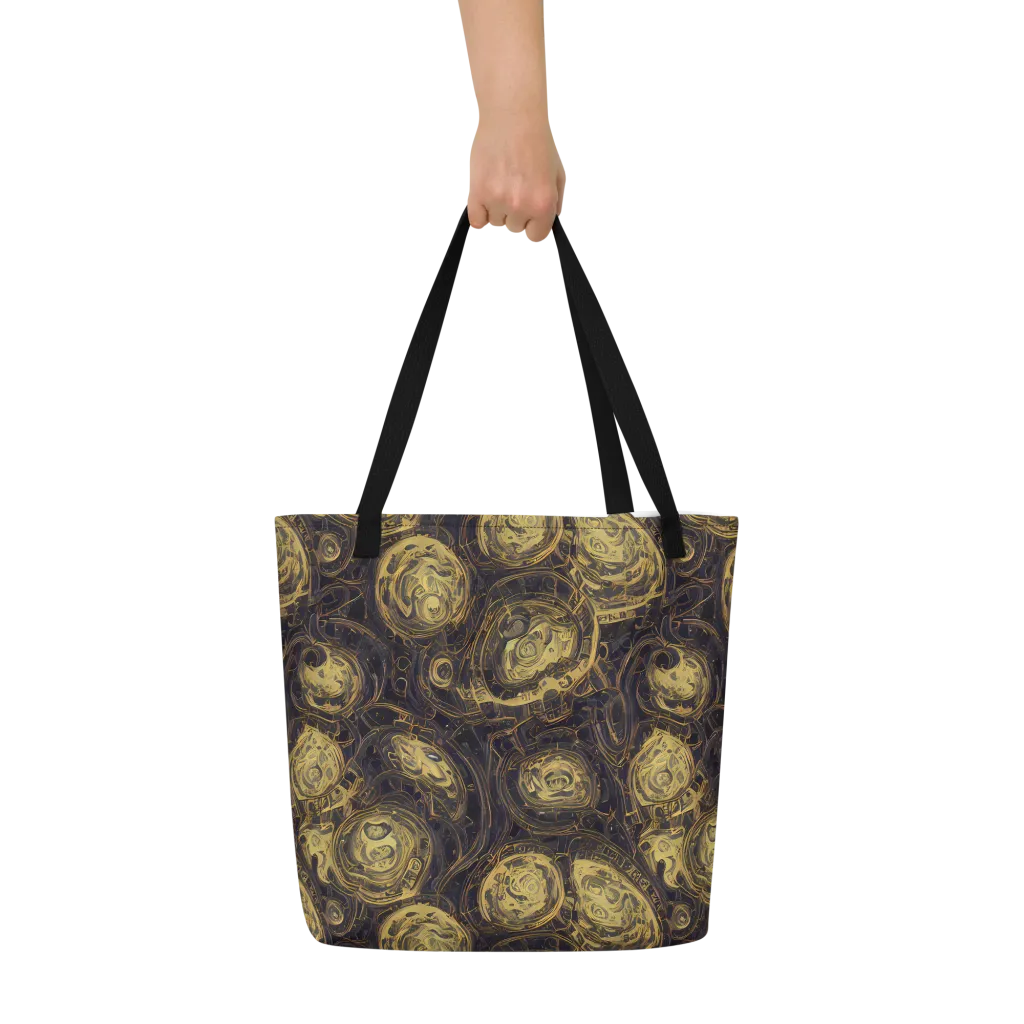 Astral Crucible on Large Tote Bag W/ Pocket — Front