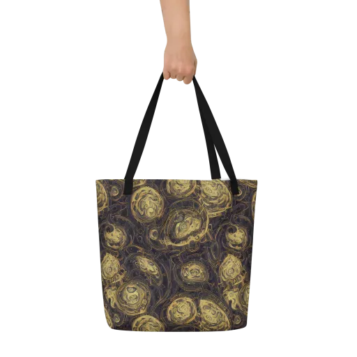 Astral Crucible on a Large Tote Bag W/ Pocket