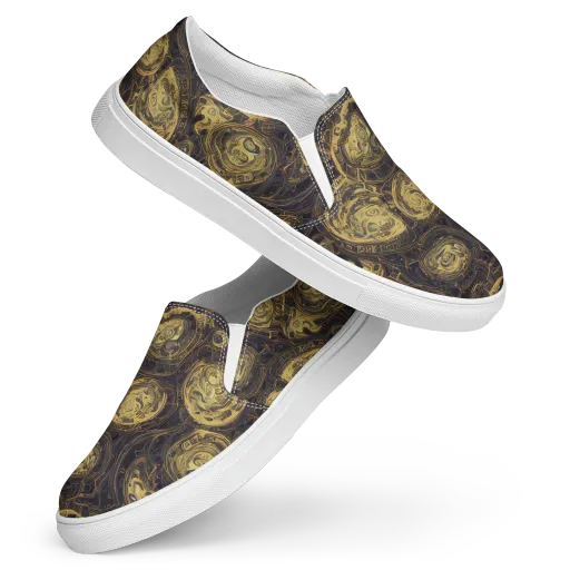 Astral Crucible on a Women's Slip-On Canvas Shoes