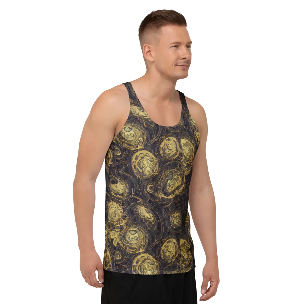 Astral Crucible on Men's Tank Top — Right Front