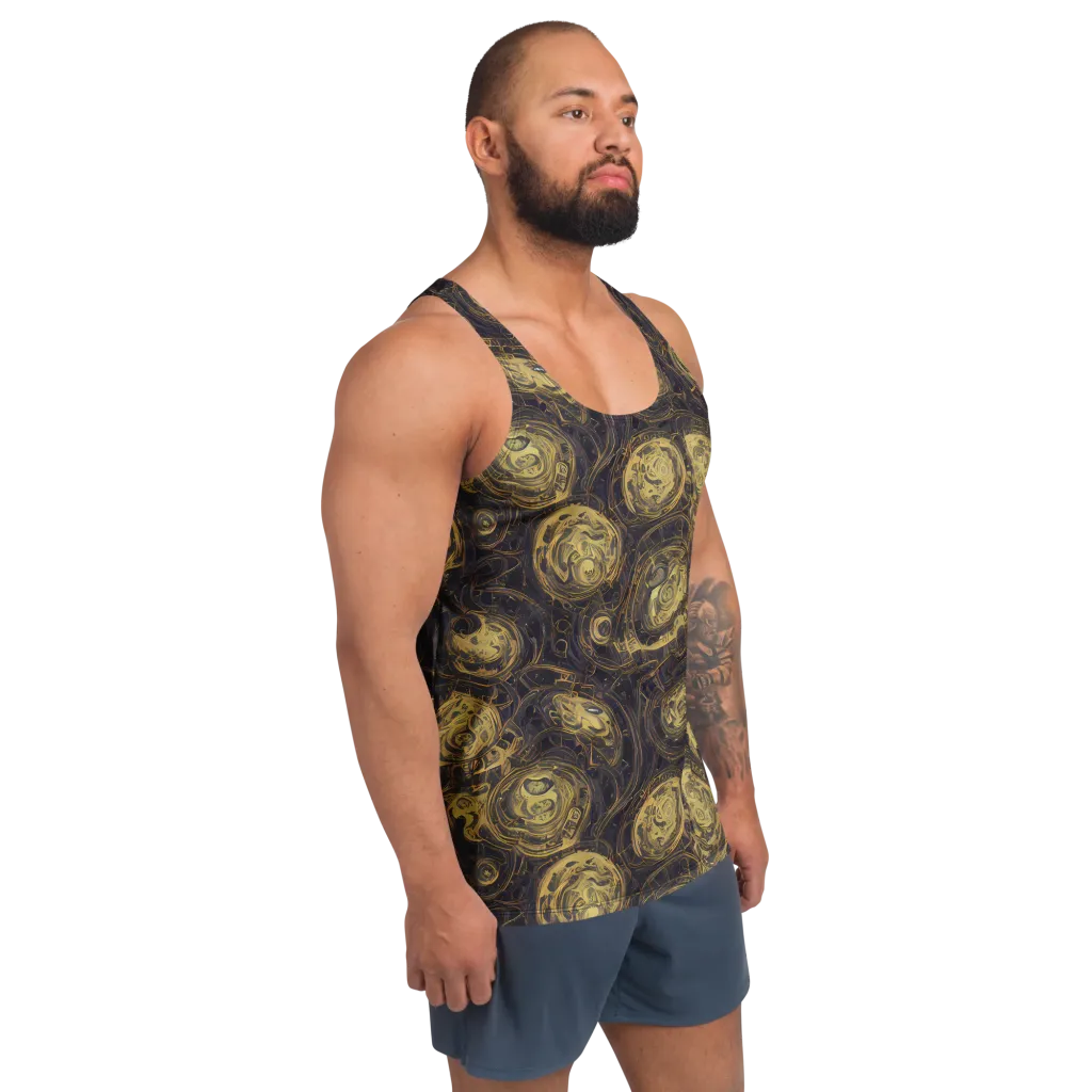 Astral Crucible on Men's Tank Top — Right Front