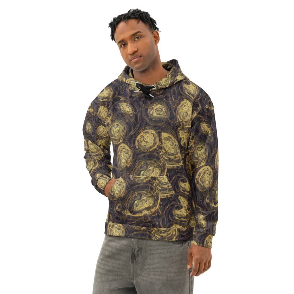 Astral Crucible on Cotton Hoodie — Left Front
