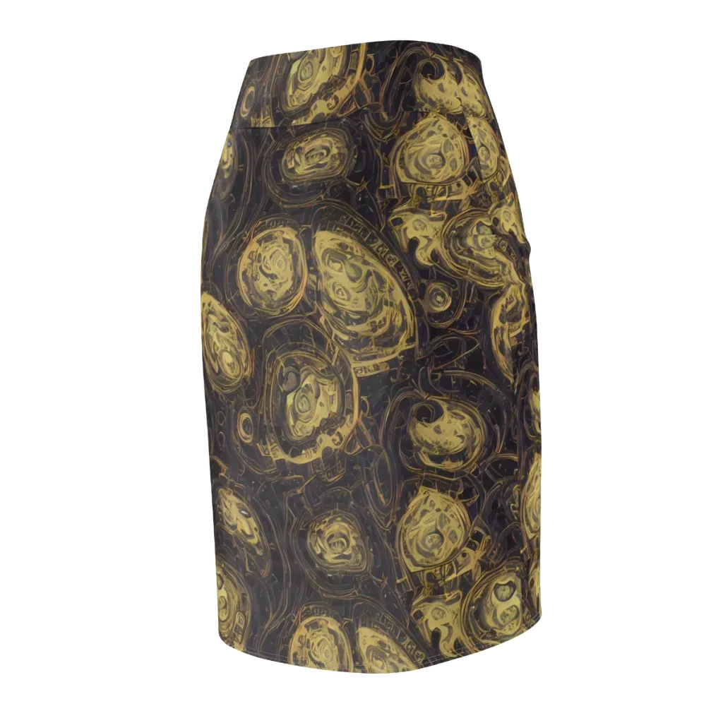 Astral Crucible on Pencil Skirt — Back Side