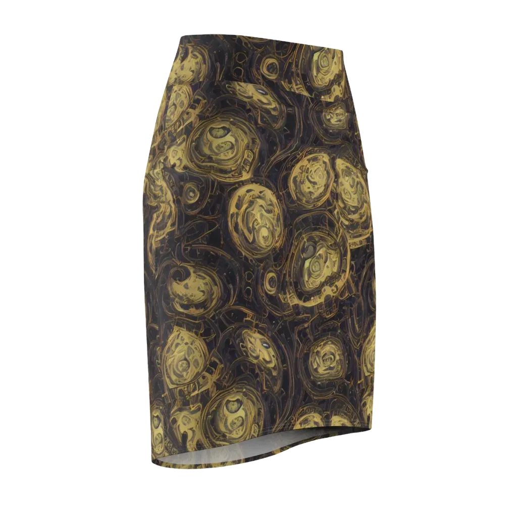 Astral Crucible on Pencil Skirt — Front Side