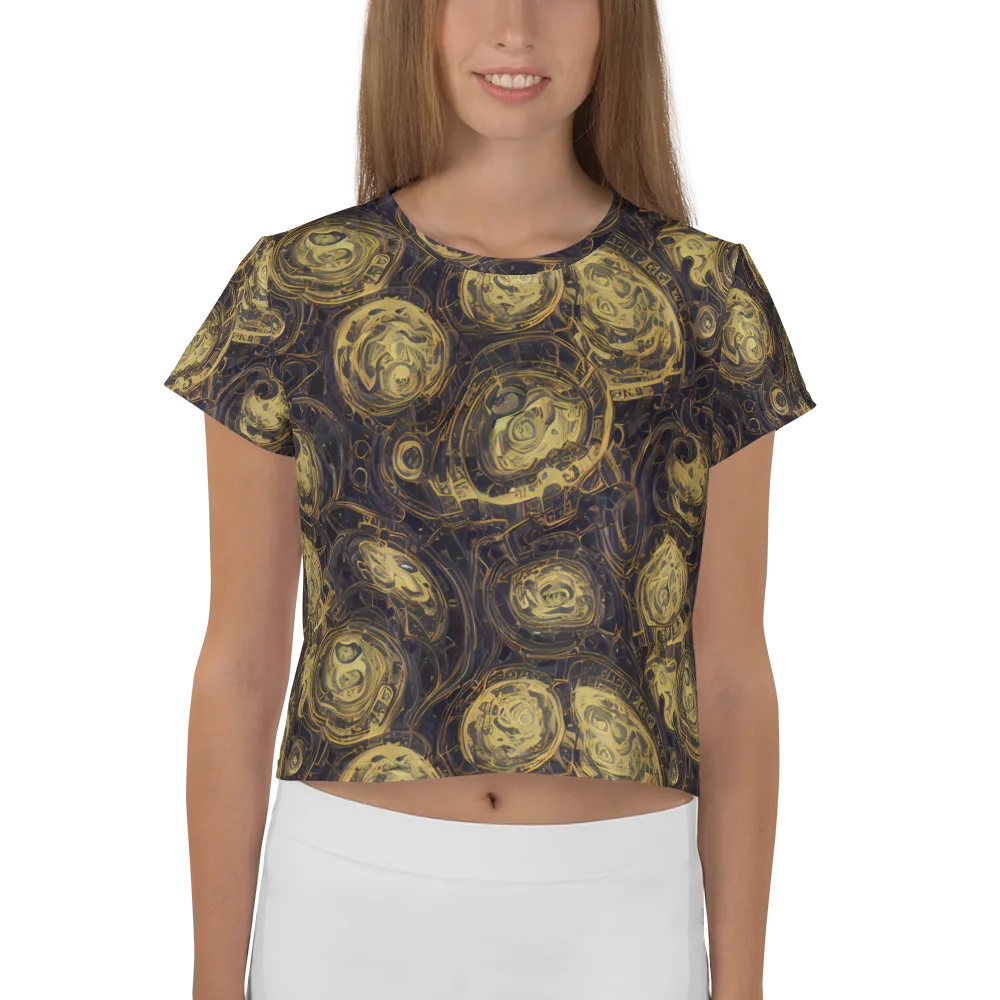 Astral Crucible on Crop Tee — Front