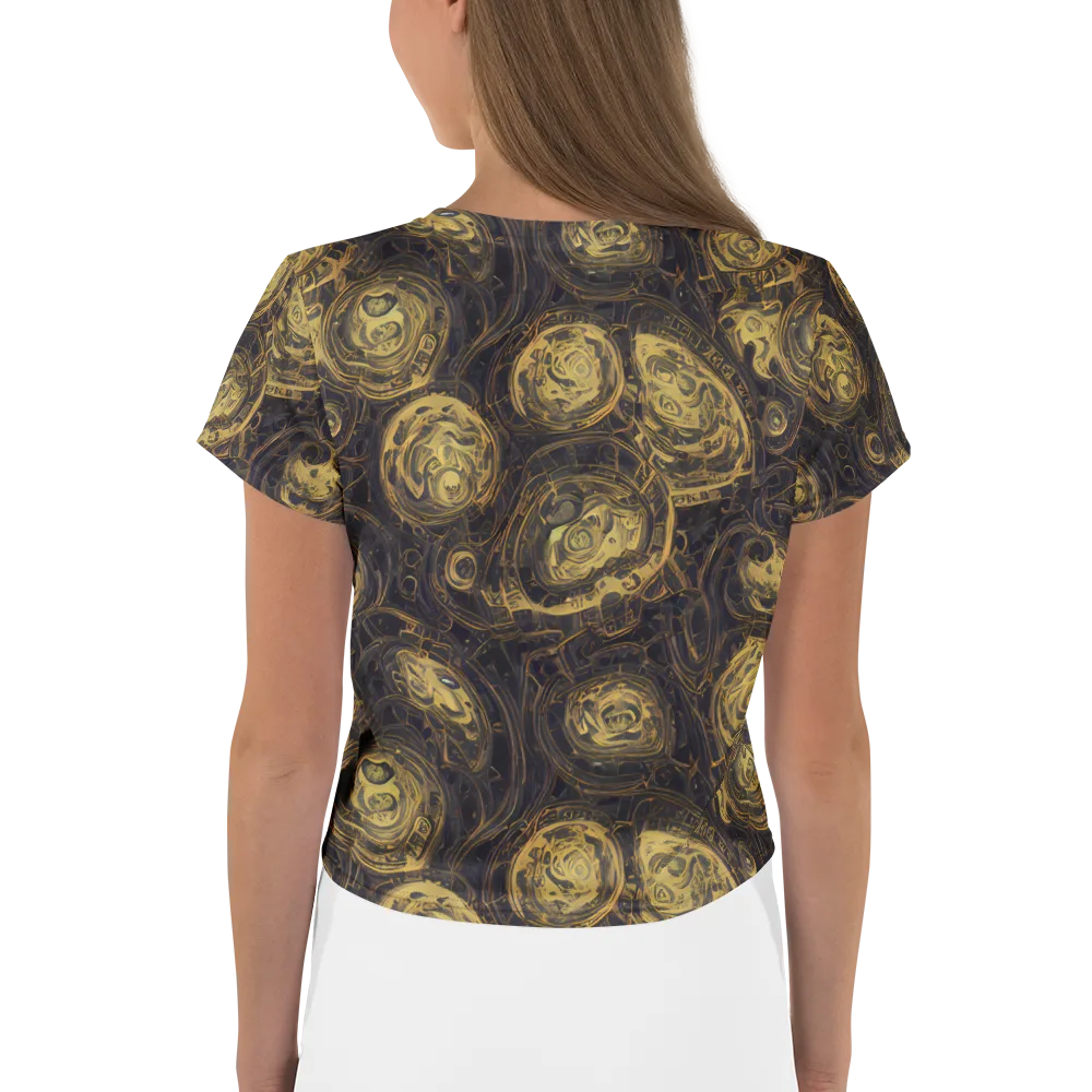 Astral Crucible on Crop Tee — Back