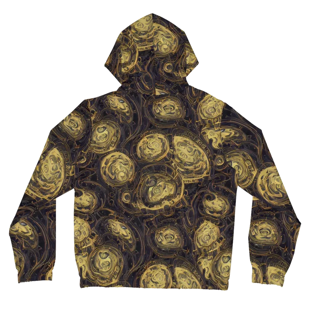 Astral Crucible on Women's Full-Zip Hoodie — Back