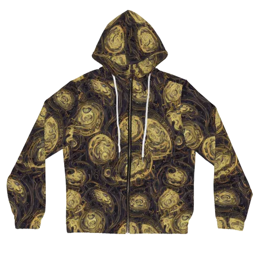 Astral Crucible on a Women's Full-Zip Hoodie