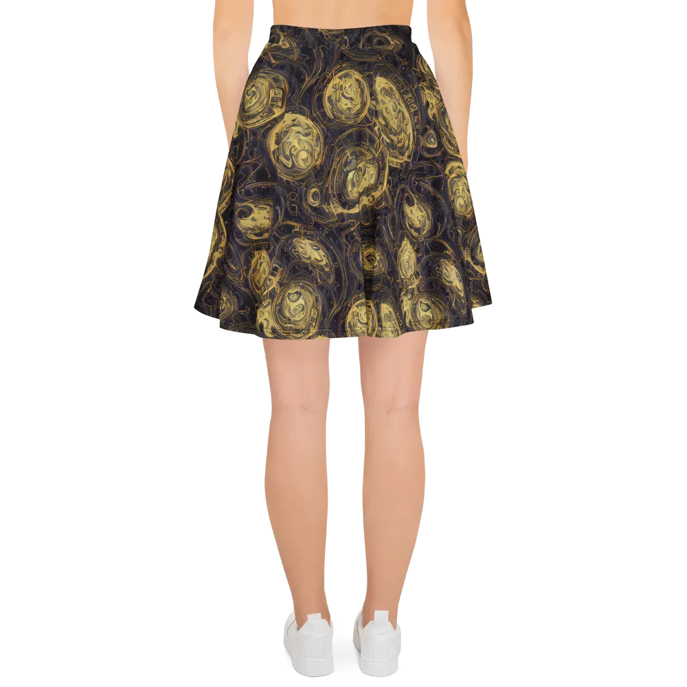Astral Crucible on Skater Skirt — Back