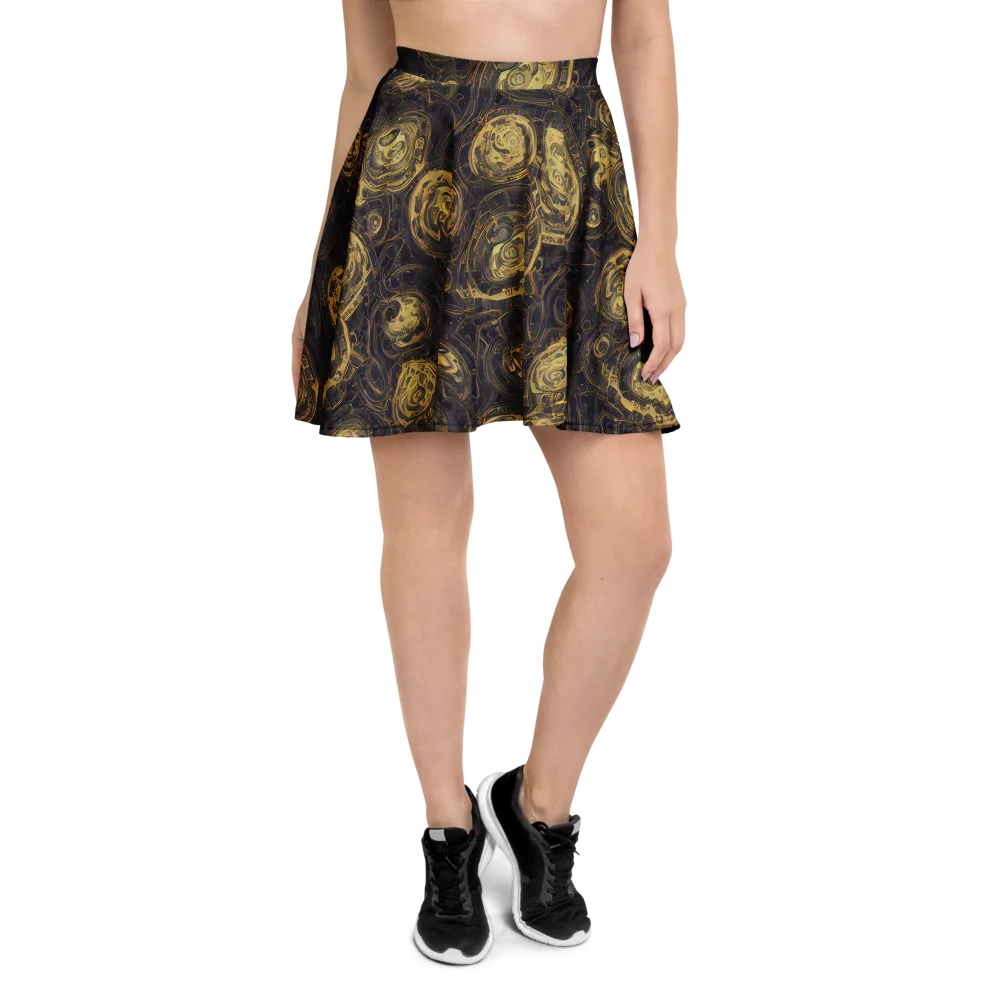 Astral Crucible on Skater Skirt — Front