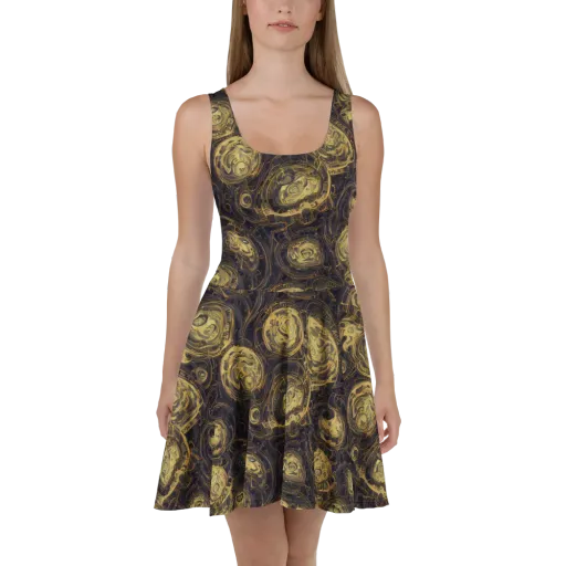 Astral Crucible on a Skater Dress