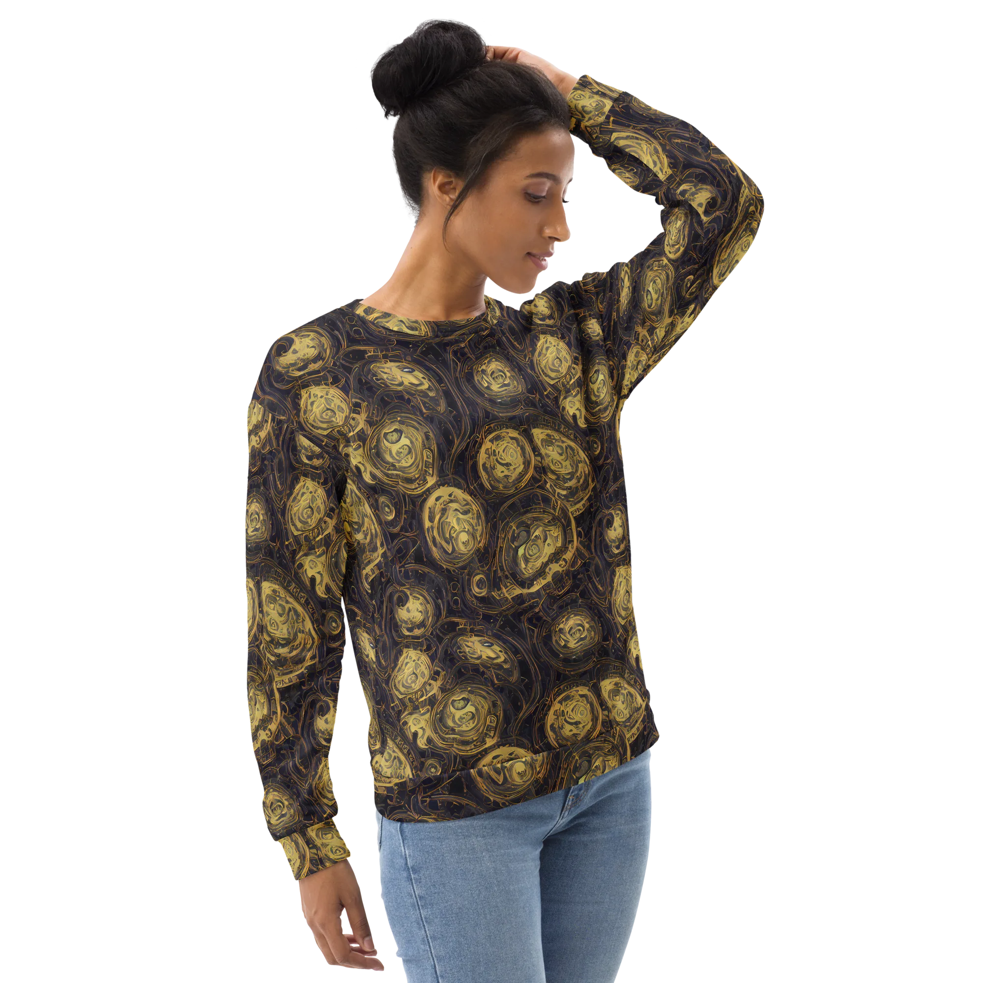 Astral Crucible on Sweatshirt — Right Front