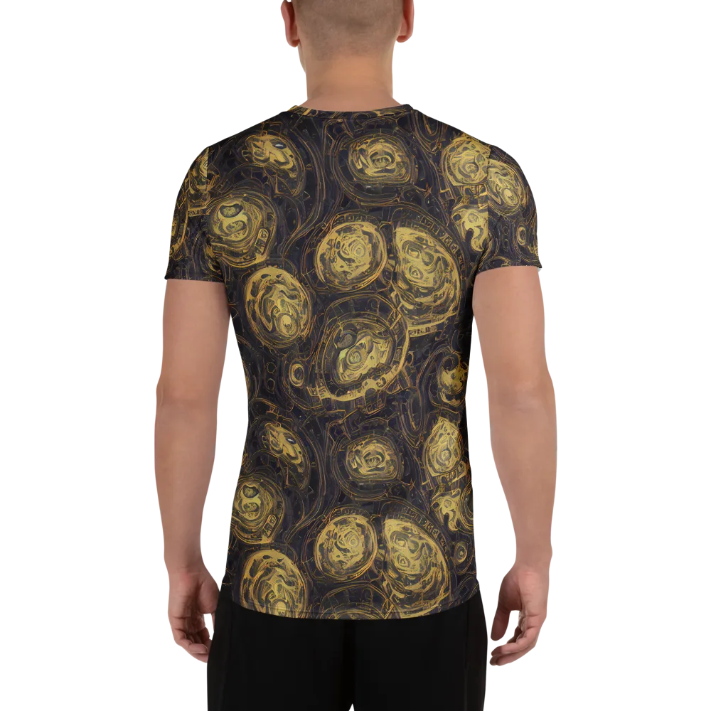 Astral Crucible on Men's Athletic T-Shirt — Back