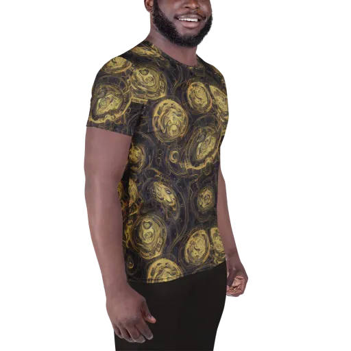 Astral Crucible on a Men's Athletic T-Shirt