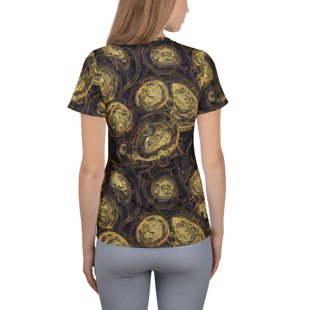 Astral Crucible on Women's Athletic T-Shirt — Back