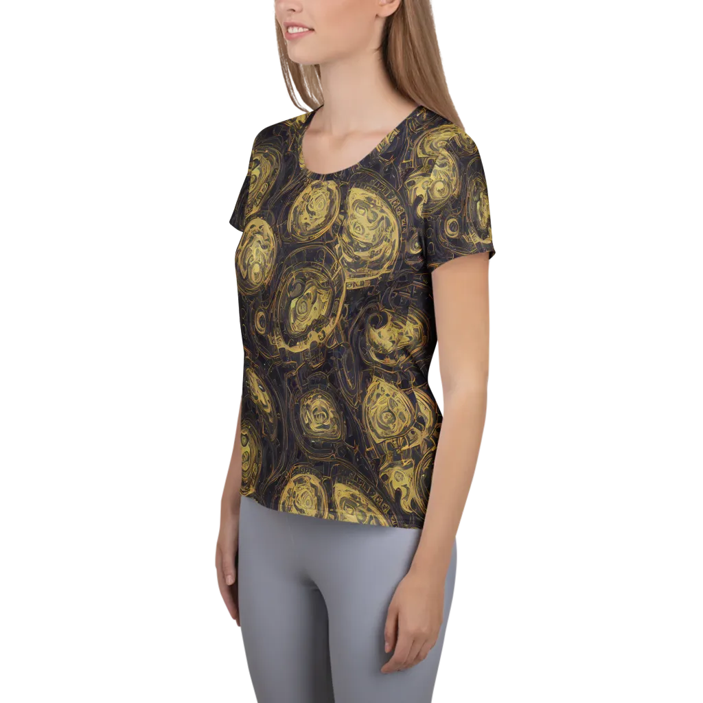 Astral Crucible on Women's Athletic T-Shirt — Left