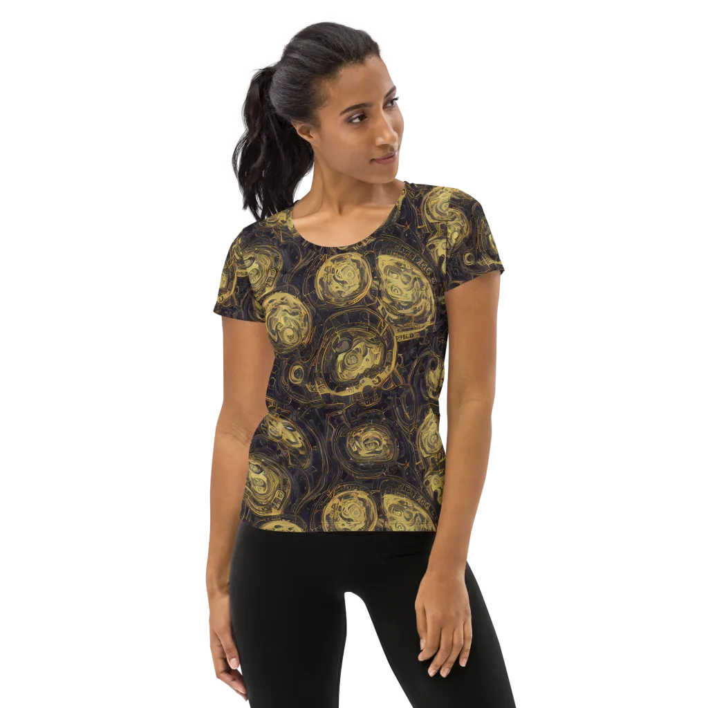 Astral Crucible on Women's Athletic T-Shirt — Front