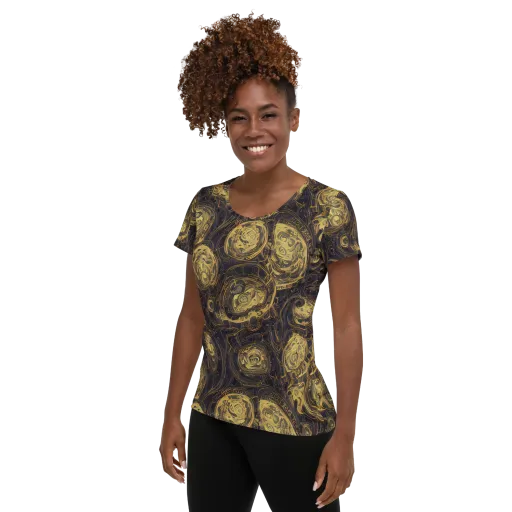 Astral Crucible on a Women's Athletic T-Shirt