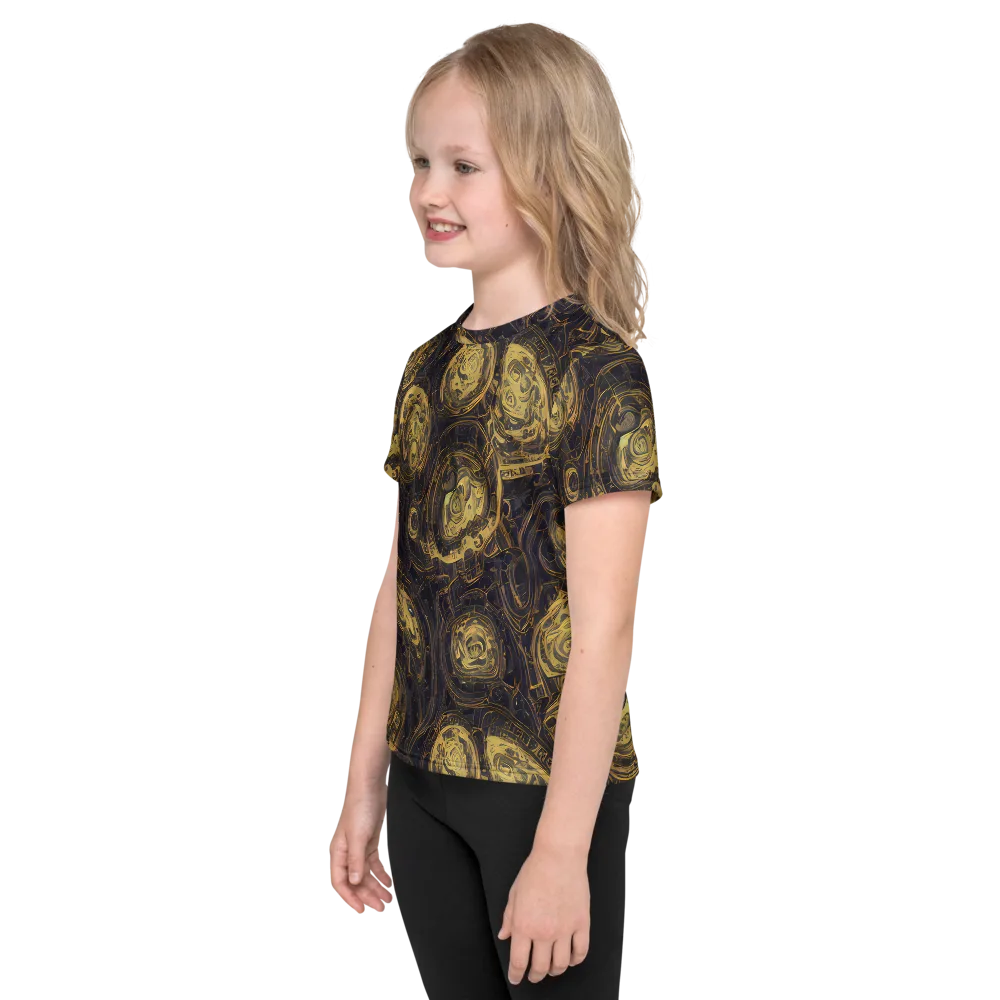 Astral Crucible on Kids Crew Neck T-Shirt — Left