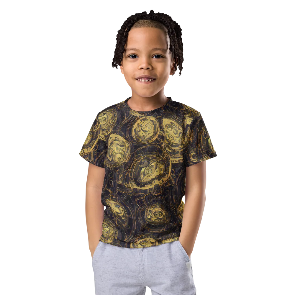 Astral Crucible on Kids Crew Neck T-Shirt — Front