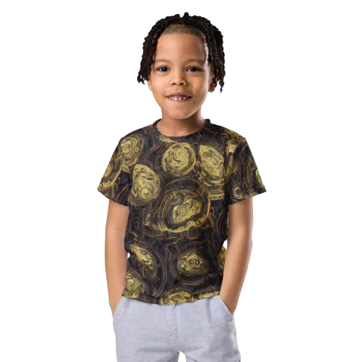 Astral Crucible on a Kids Crew Neck T-Shirt