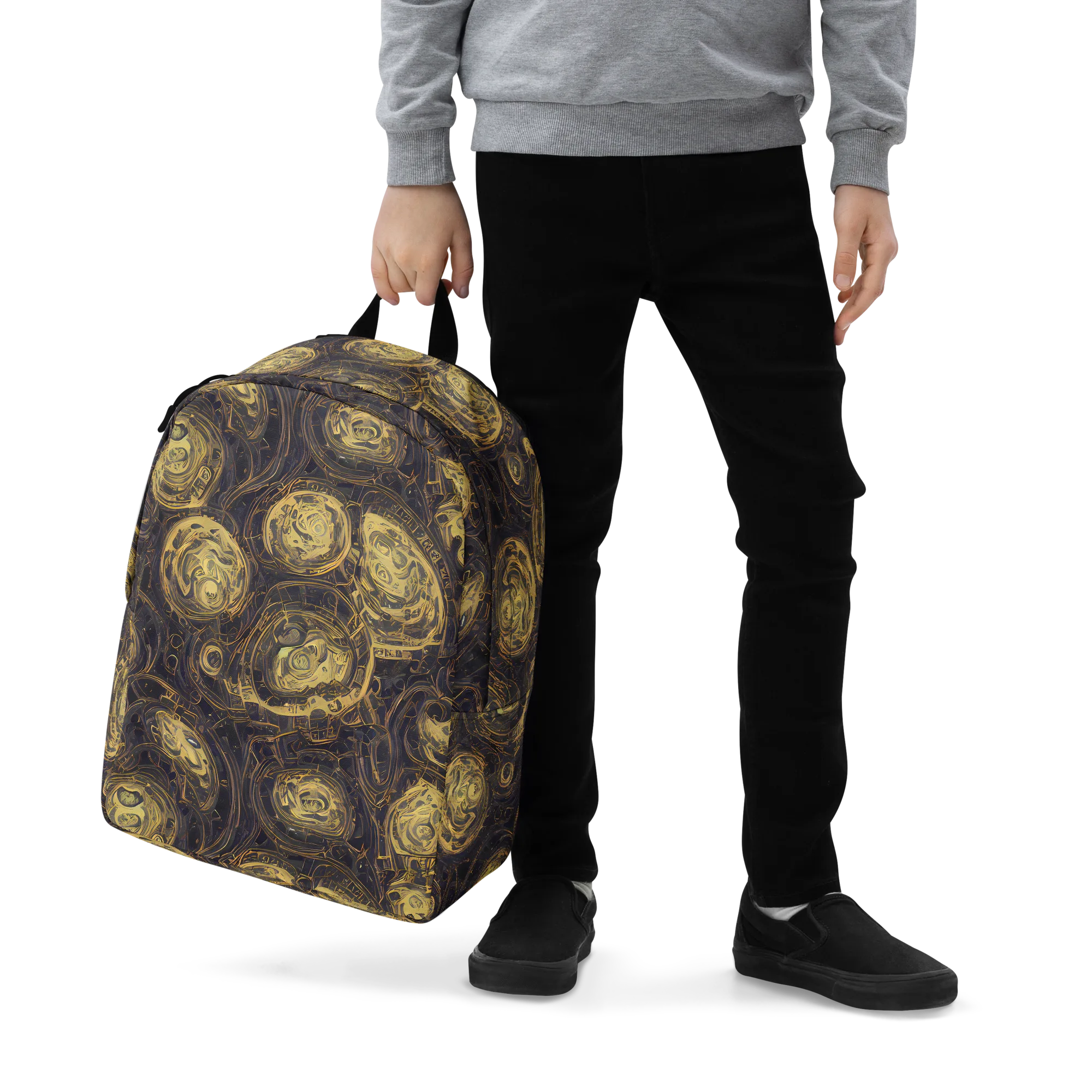 Astral Crucible on Minimalist Backpack — Zoomed-in