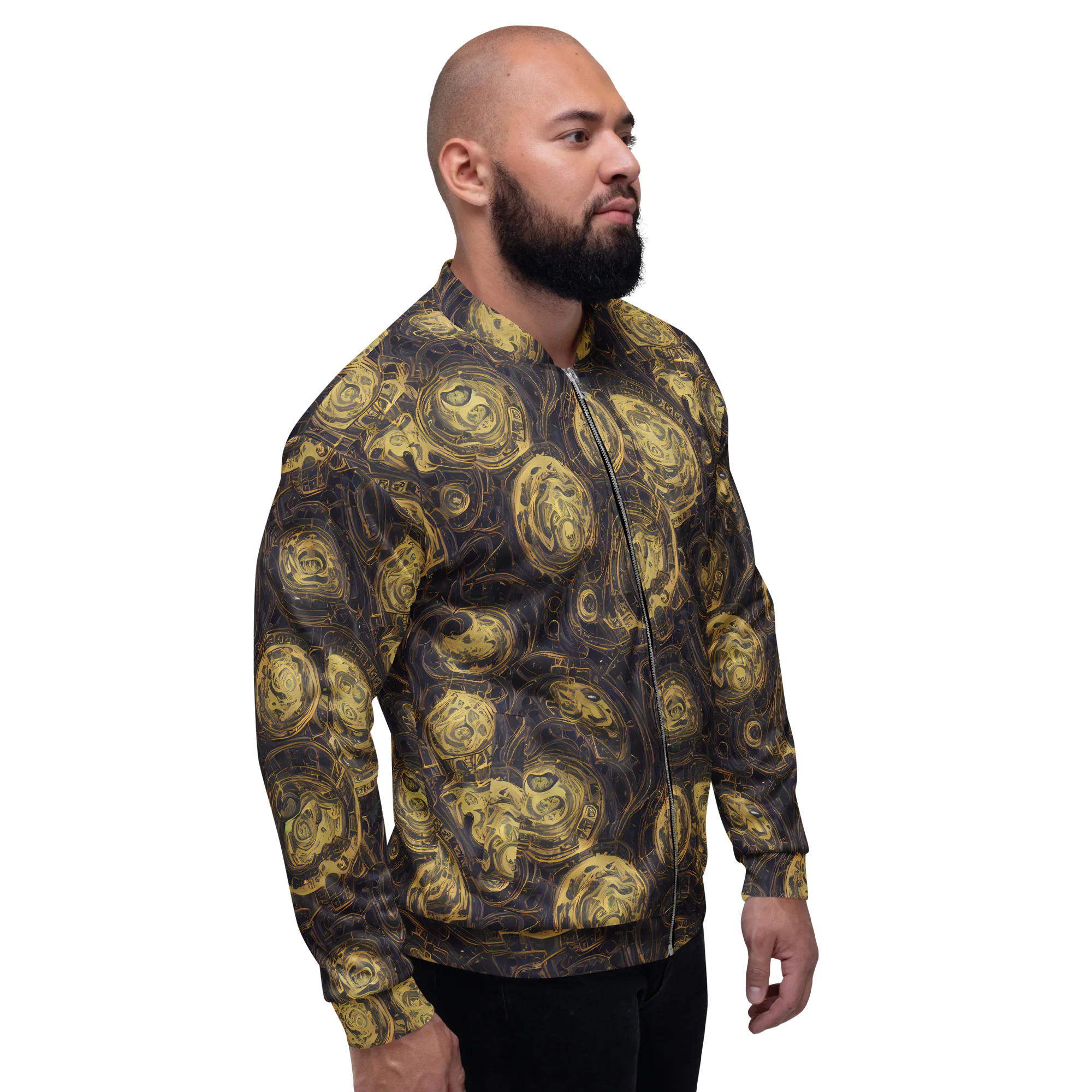 Astral Crucible on Bomber Jacket — Right