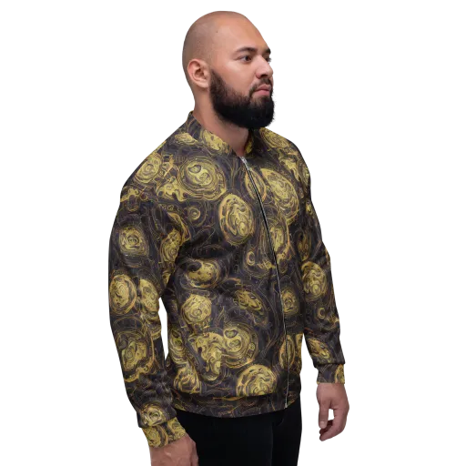 Astral Crucible on a Bomber Jacket