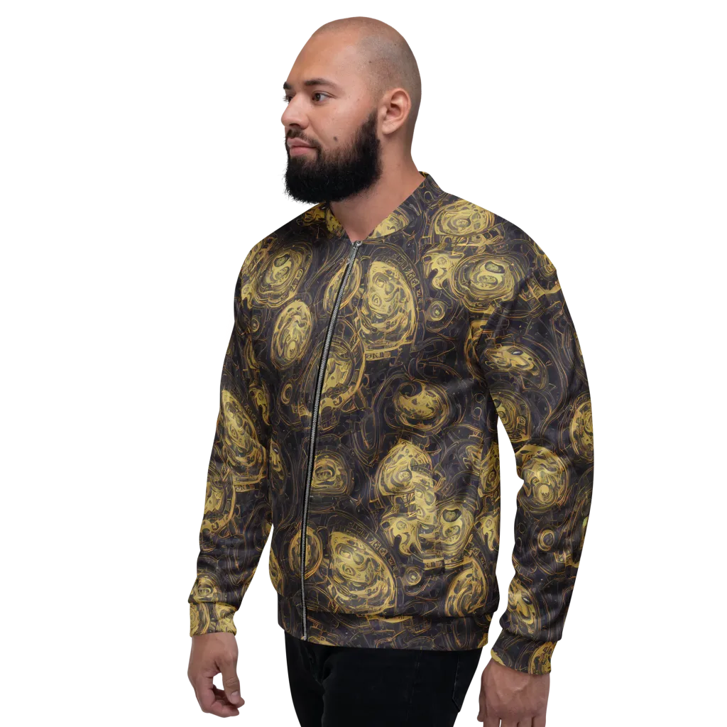 Astral Crucible on Bomber Jacket — Left