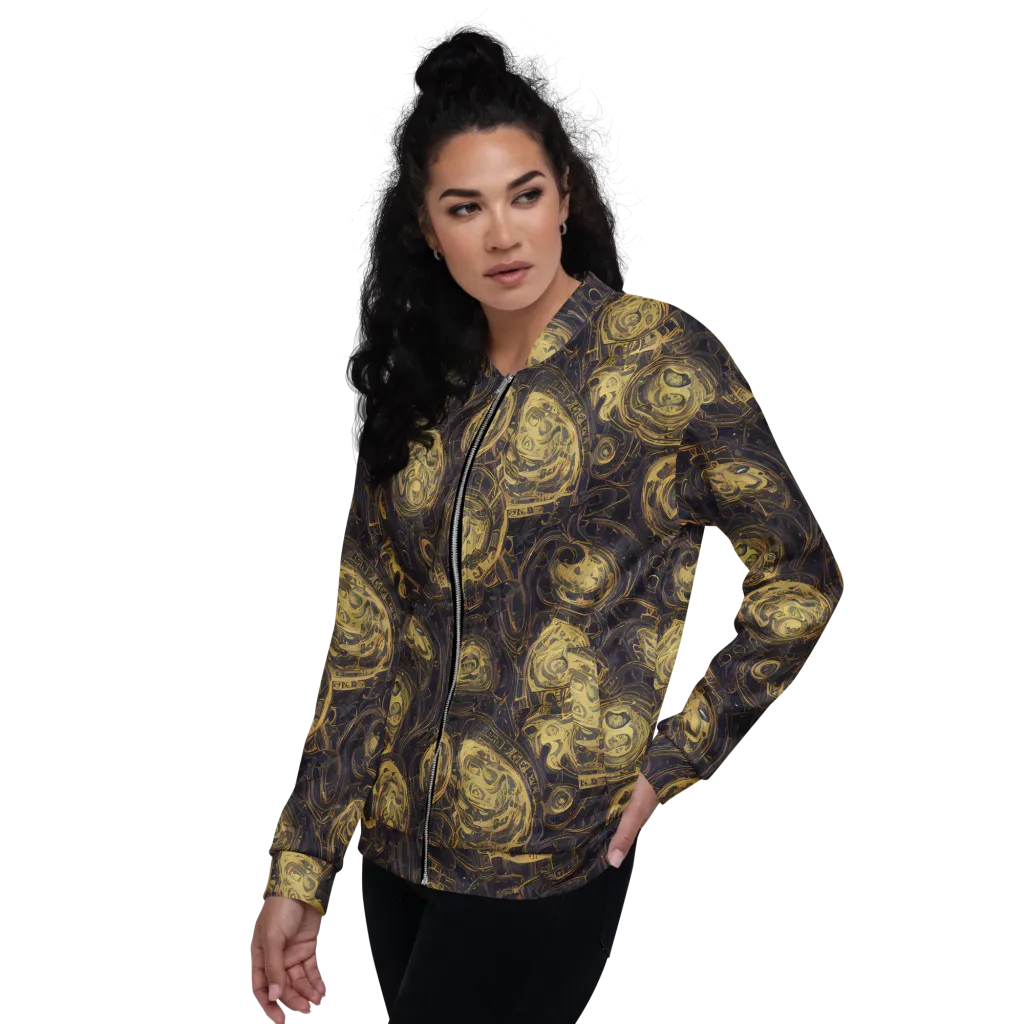 Astral Crucible on Bomber Jacket — Left