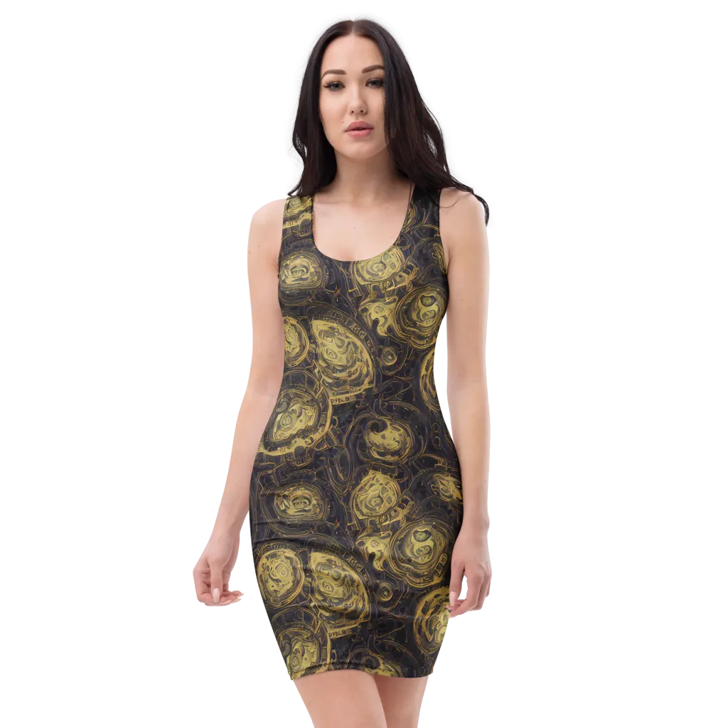 Astral Crucible on Bodycon Dress — Front