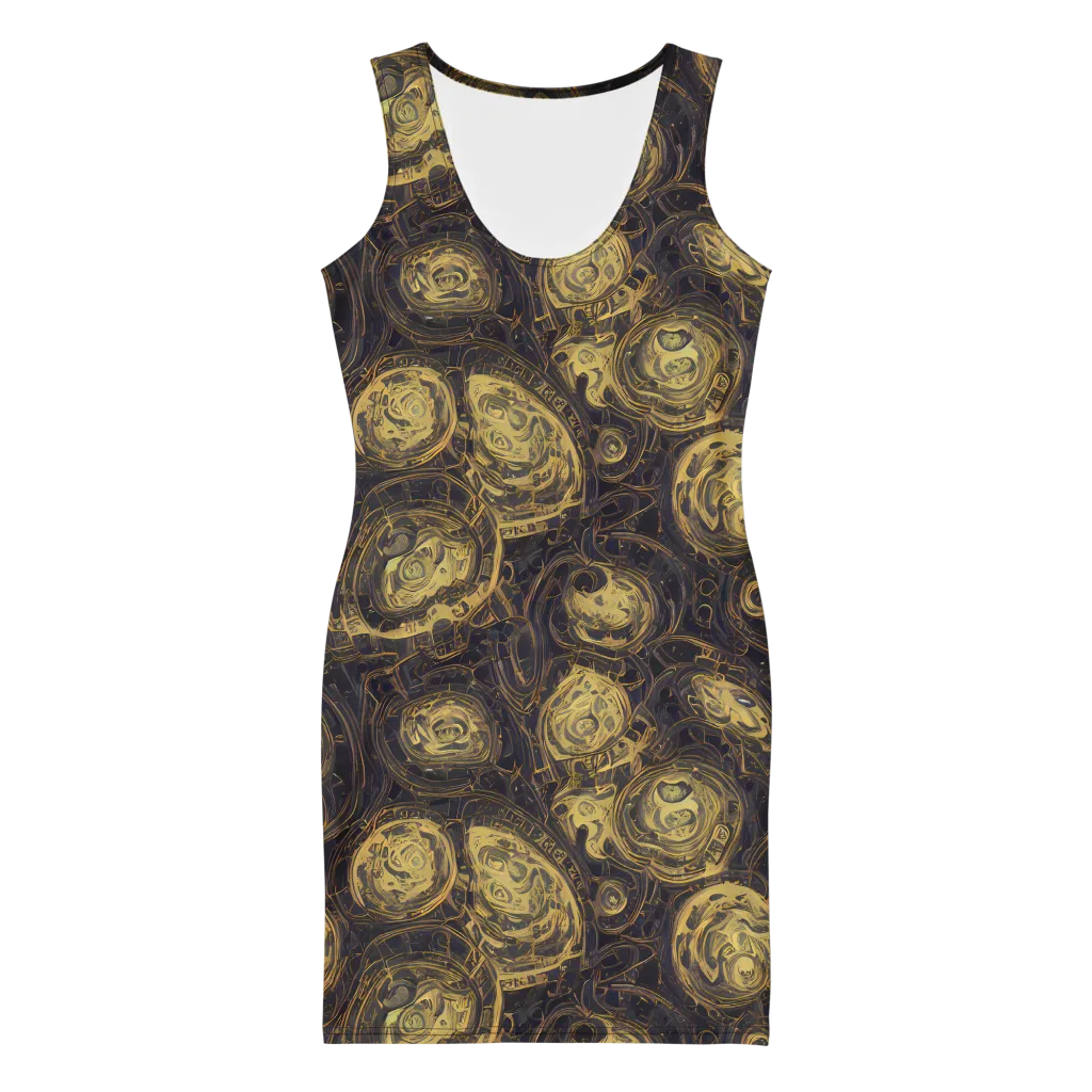 Astral Crucible on Bodycon Dress — Front
