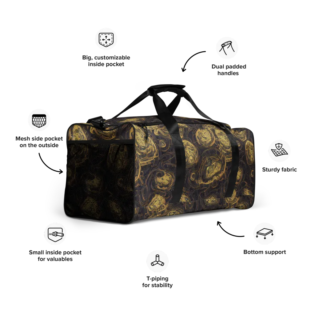 Astral Crucible on Duffle Bag — Right Front
