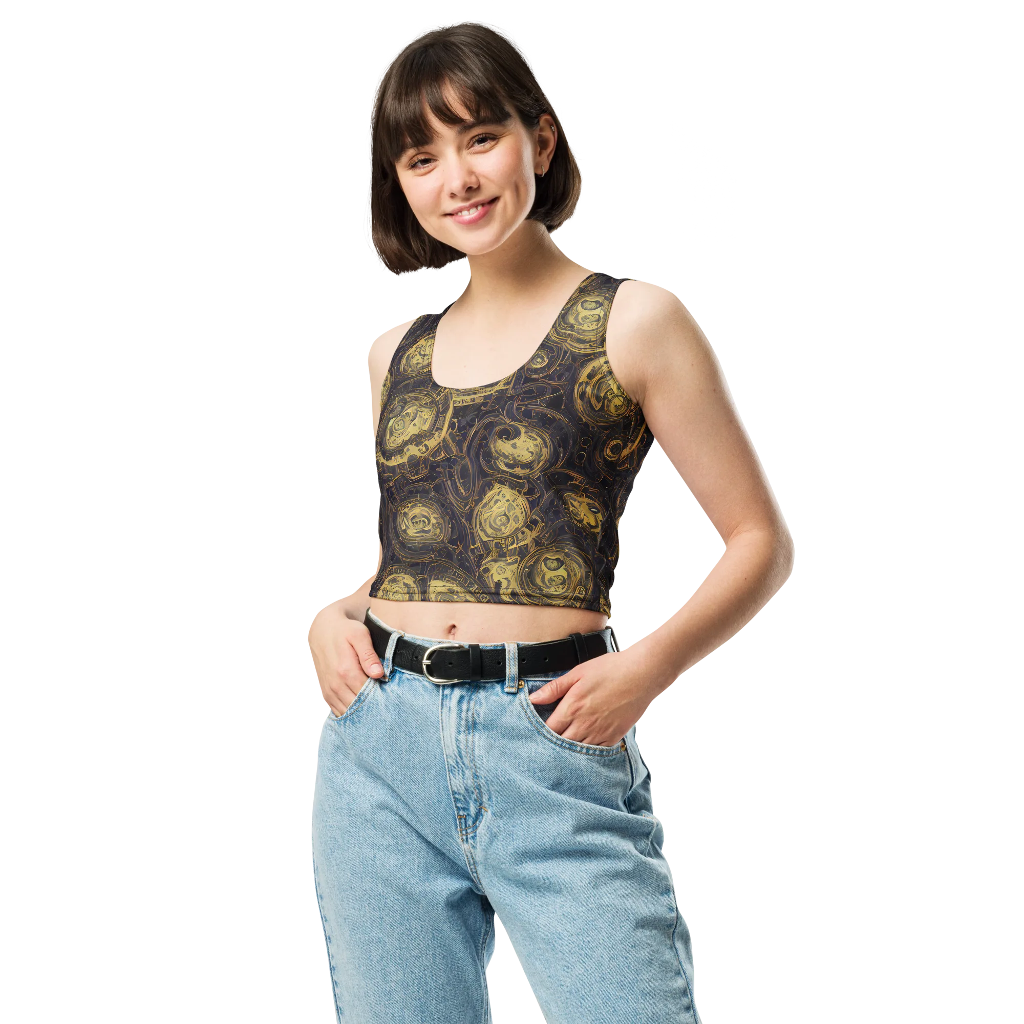 Astral Crucible on Crop Top — Front